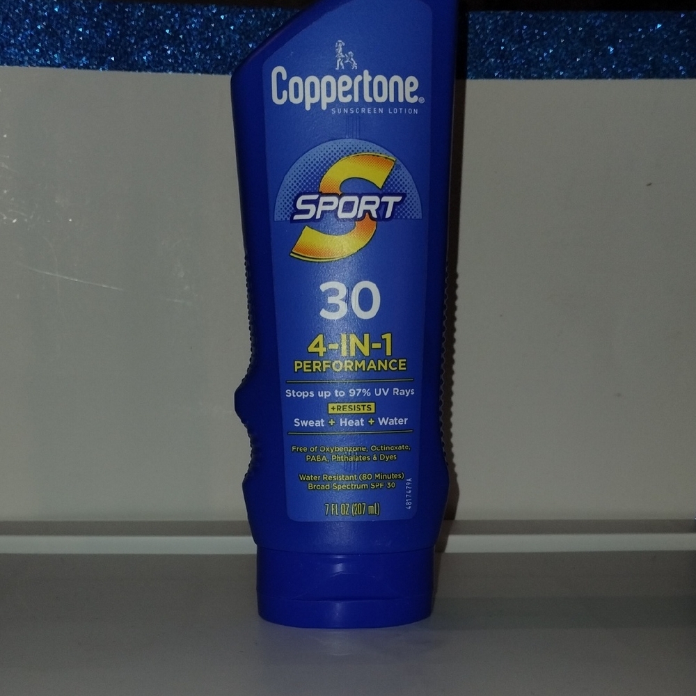 Sport 4-in-1 Performance Sunscreen Lotion - Blue